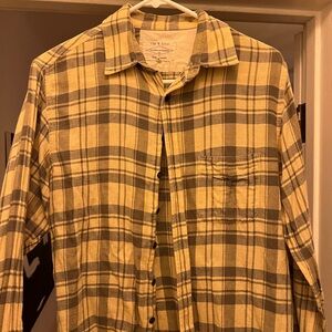 men’s rag & bone long sleeve flannel